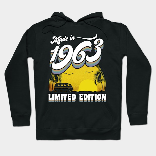 Made in 1963 60th Birthday Gift 60 Years Old 60th Birthday Hoodie by KsuAnn